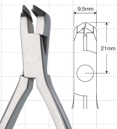 30-550SLS Distal End Safety Cutter- Slim (Long Handle Straight)