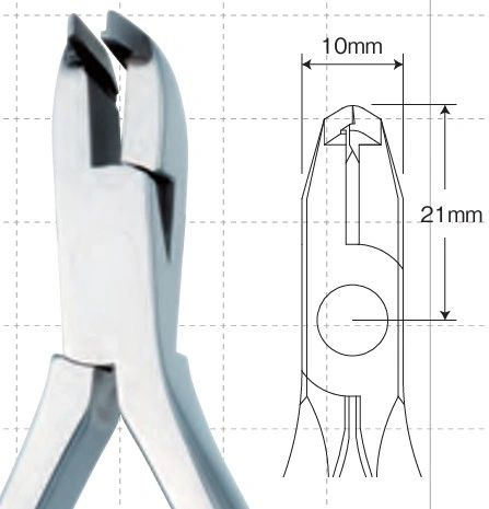 30-551USL Distal End Safety Cutter- Slim (Long Handle)